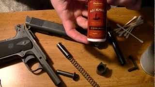 1911 Cleaning- Cleaner, Lube, Rust Remover