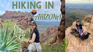 My First Big Hike in Arizona! Hiking Flatiron in the Superstition Mountains | French Girl in the USA