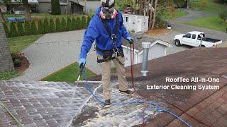 Master Residential Exterior Cleaning Easily with All-in-One RoofTec System