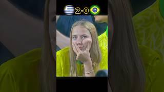 Uruguay vs Brazil • 2024 Copa America  #shorts #football