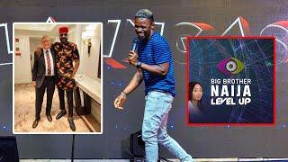 Comedian LafinGas got a standing Ovation as he shatter Big Brother Naija into pieces