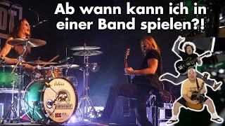 Ab wann kann ich mein Instrument in einer Band spielen?