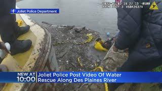 Joliet police post video of water rescue along Des Plaines River