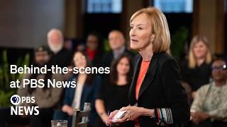 How Judy Woodruff and PBS Crossroads producers put together a town hall for TV