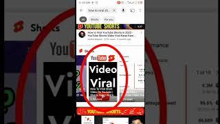 How To Viral Short Video On Youtube  #shorts