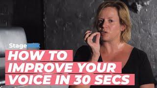 How to Improve Your Voice in 30 Seconds