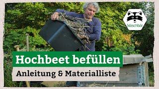 Hochbeet richtig befüllen: Anleitung & Materialliste