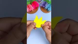 Easy flowers making ideas for beginners #craft #diy #flowermaking #foryou #viralvideo #shorts