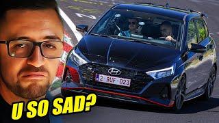 SAD or SATisfying? FULLY STOCK Hyundai i20 N! // Nürburgring