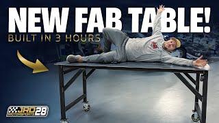 Building a Steel Workbench for the Race Shop | Heavy-Duty Fab Table from Scratch