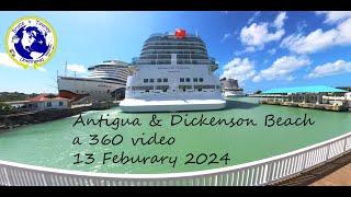 Antigua - Enchanted Princess - (Dickenson Beach) 13 Feb 2024