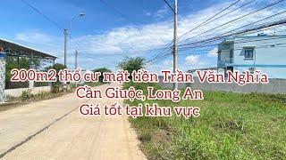 Đất nền giá rẻ Cần Giuộc, Long An, 200m2 full thổ cư. LH 0909560251