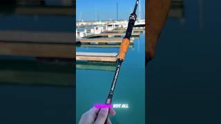 This purple rod might be the cleanest one I’ve ever seen  #fishing #carbonfiber #fyp #fishingrod