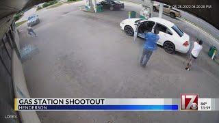 Video shows broad-daylight shootout at Henderson gas station