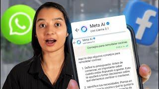  META AI: WhatsApp y Facebook | La NUEVA Inteligencia Artificial