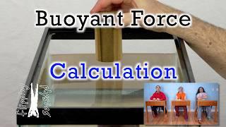 Buoyant Force Calculation: A Submerged Wood Cylinder