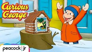 George Builds a Squirrel Winter Getaway!  ️ | CURIOUS GEORGE