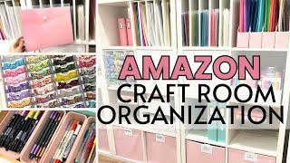 AMAZON Craft Room Organization | Craft Room Series Episode 3