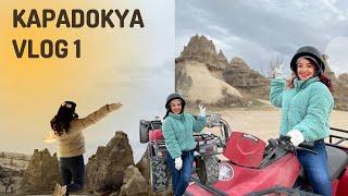 Kapadokya vlog 1| İlk kez ATV ye bindim | Tur Detayları | Aşk vadisi | Kızılçukur vadisi | Cave otel