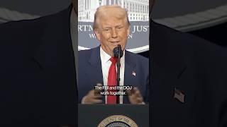 Trump Says He’ll Keep FBI in DC During DOJ Visit