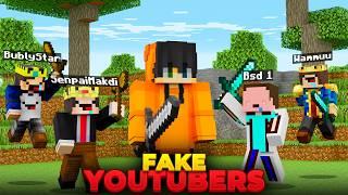 How I EXPOSED this "FAKE YOUTUBERS" Only Minecraft Server..