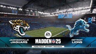 Jaguars vs Lions Week 11 Simulation (Madden 25 PS5)