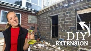 DIY Home Extension UK / Step by Step with BIG changes