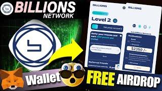 New Crypto Airdrop 2024 | Billions Network Airdrop Complete Details | Metamask Wallet Free Airdrop