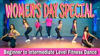 Women's day special | Beginner To Intermediate Level Fitness Dance | Akshay Jain Choreography  | DGM