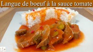 Recipe for beef tongue in tomato sauce - beef tongue recipes by Commentfait ton