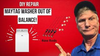 How to Fix an Out-of-Balance Maytag Washer: Suspension Rod & Splash Guard Repair