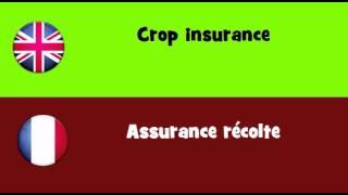 FROM ENGLISH TO FRENCH = Crop insurance