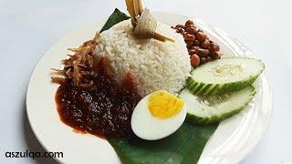 NASI LEMAK, Sambal Nasi Lemak Paling Sedap I Nasi Lemak Sambal Recipe, nasi lemak Malaysia
