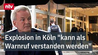 Steckt Mocro-Mafia hinter Tat?: Explosion in Köln "kann als Warnruf verstanden werden" | ntv