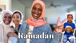 Staying focused + motivated during Ramadan when you’re a busy Mom! PRODUCTIVE RAMADAN DAILY VLOG