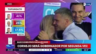 elecciones en Mendoza: Alfredo Cornejo el nuevo gobernador electo