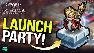 Sword of Convallaria GLOBAL LAUNCH REROLL PARTY! [Live]