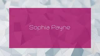 Sophia Payne - appearance