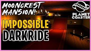 Most INSANE Darkride EVER Made!: Mooncrest Mansion! Planet Coaster: Ride Spotlight 110