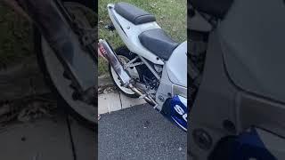 2001 Suzuki GSXR 600 muffler delete comparison