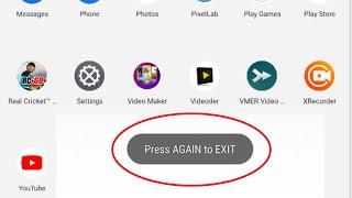 How To Fix Press Again to Exit Problem Solve