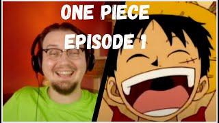 FIRST Time Reacting to ONE PIECE! Episode 1: LUFFY vs ALVIDA || Let's DIVE IN!