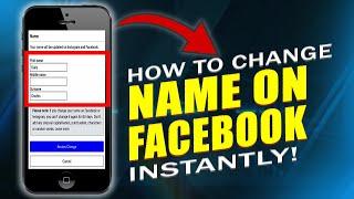 How to Change your Name on Facebook on iPhone | 2023