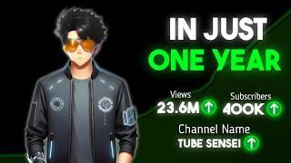 How Tube Sensei Gained 400K Subscribers In Just One Year