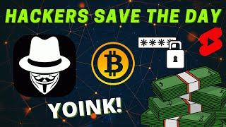 Hackers crack a $15,000,000 Bitcoin wallet, YOINK? #Shorts