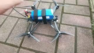 7 inch FPV drone load 1.5KG flight test with Upgrade Mark 4 frame