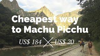 Cheapest way to Machu Picchu. A journey from Cusco to Aguas Calientes (Legendas em português)