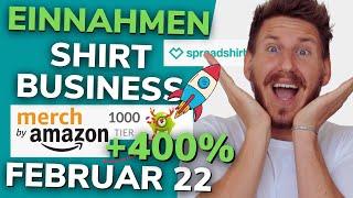 T-Shirt Business 2022! SO LOHNT ES SICH!   Rekord Einnahmen Merch by Amazon +Tier 1000!!!