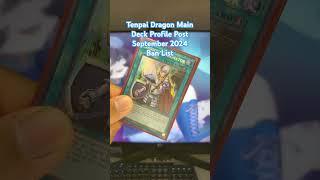 My beloved Tenpai Dragon deck post September 2024 banlist! #yugioh #yugiohtcg #tenpai #vtuber