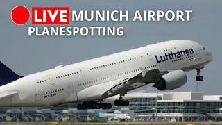 LIVE SATURDAY PLANE SPOTTING at MUC  | Munich Franz Josef Strauß Airport
